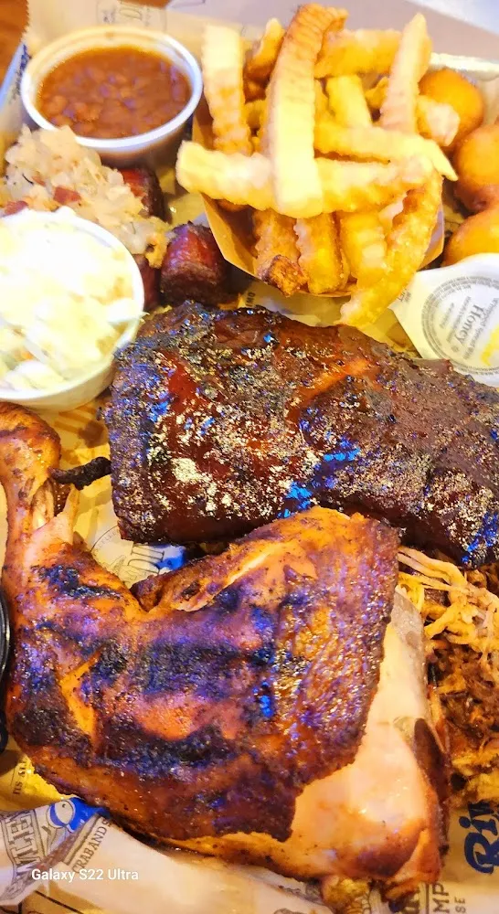 Ribs Pulled Pork Chicken